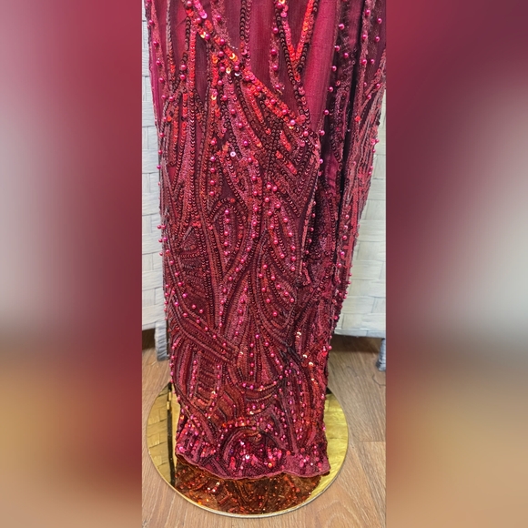 KENNY ABIM One-Shoulder Gown - Picture 6 of 8